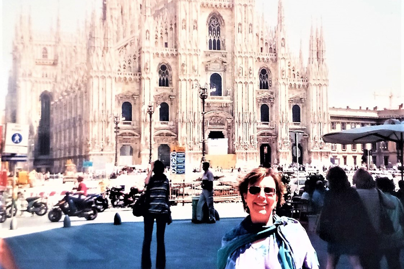 Maureen at the Duomo